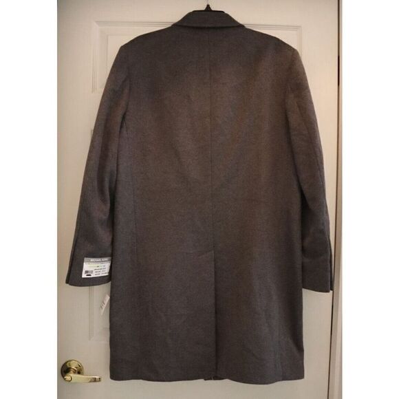 Michael Kors Men Sz 38R Dark Heather Gray Madison Wool Blend Modern-Fit Overcoat - Picture 2 of 7